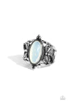 five-dollar-jewelry-dance-of-the-dragonflies-white-ring-paparazzi-accessories
