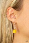 Tranquil Trendsetter - Yellow Necklace - Paparazzi Accessories