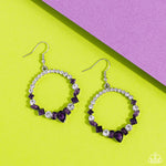 Revolutionary Refinement - Purple Earrings - Paparazzi Accessories