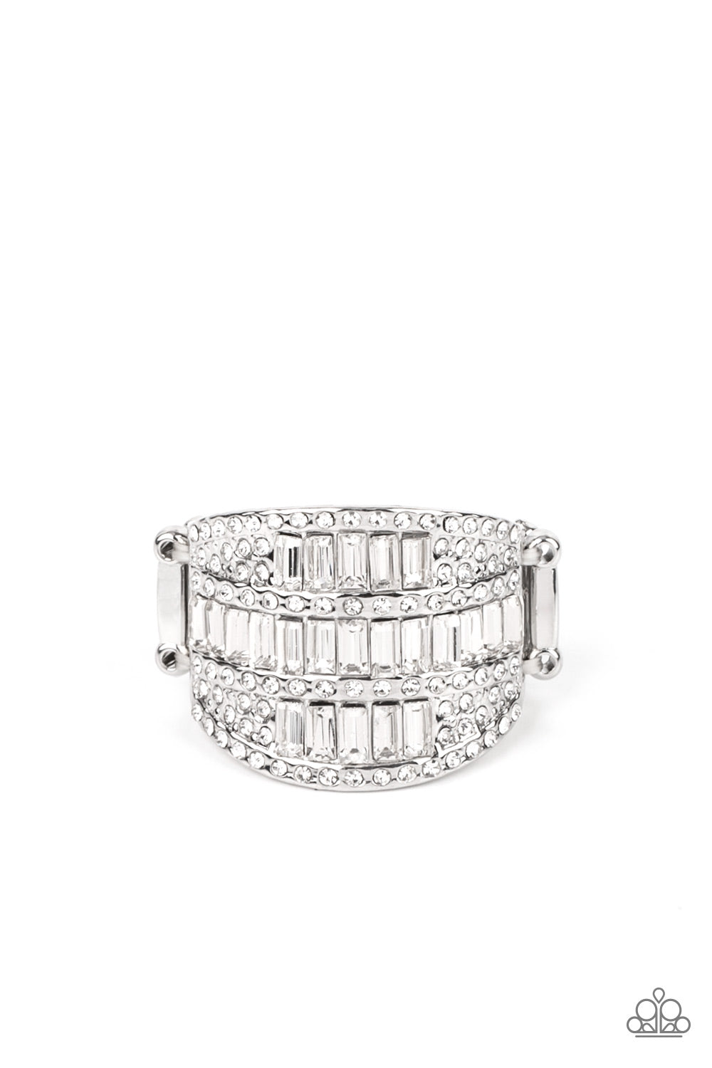 five-dollar-jewelry-red-carpet-redux-white-ring-paparazzi-accessories