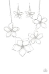 five-dollar-jewelry-flower-garden-fashionista-silver-necklace-paparazzi-accessories
