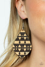 Zimbabwe Zoo - Brown Earrings - Paparazzi Accessories