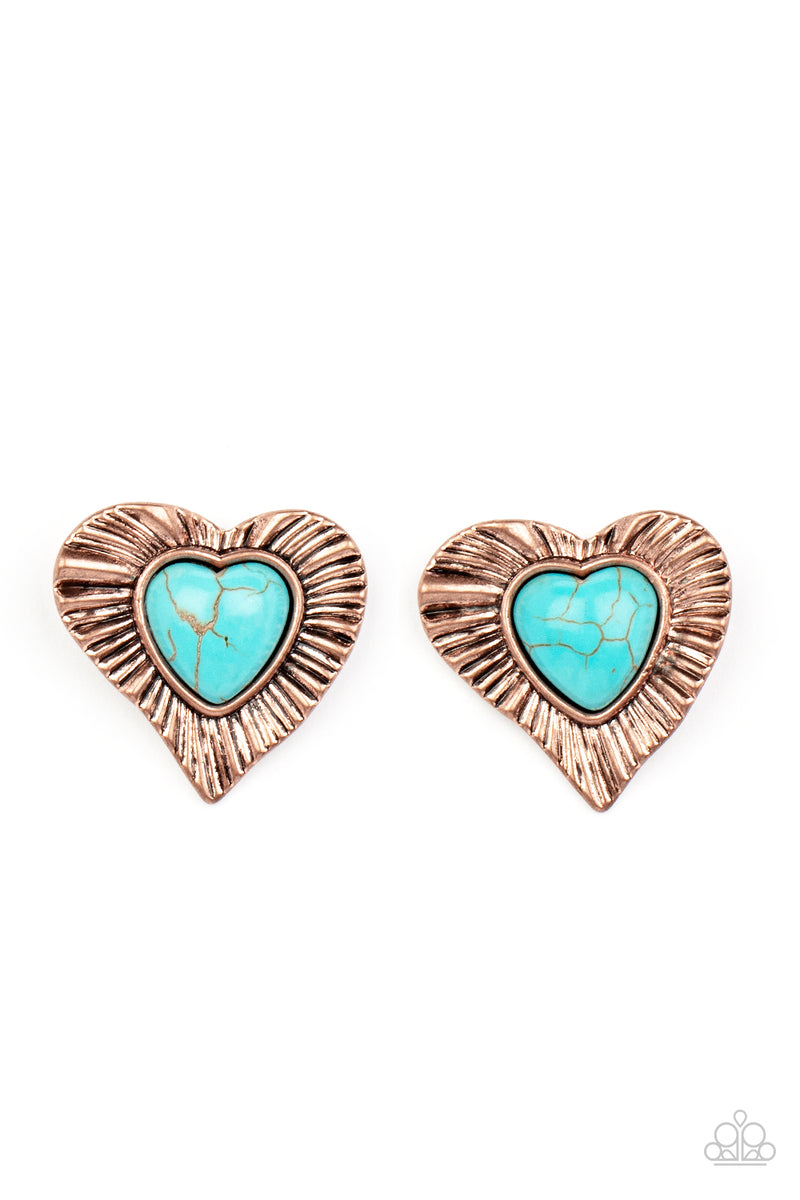 five-dollar-jewelry-rustic-romance-copper-post earrings-paparazzi-accessories