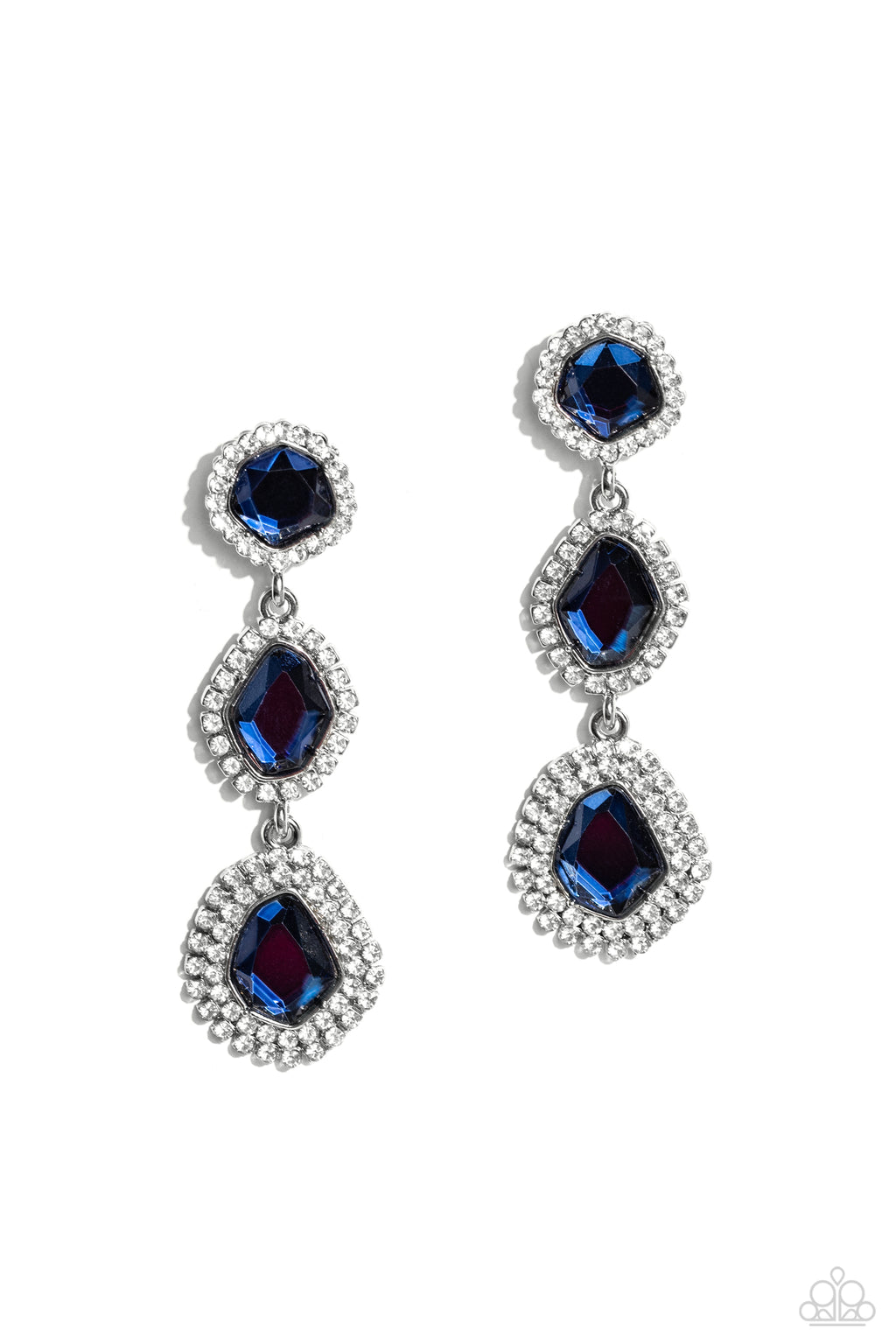 five-dollar-jewelry-prove-your-royalty-blue-post earrings-paparazzi-accessories