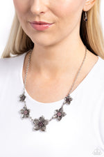 Wallflower Wonderland - Purple Necklace - Paparazzi Accessories