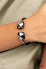 Spark and Sizzle - Black Bracelet - Paparazzi Accessories
