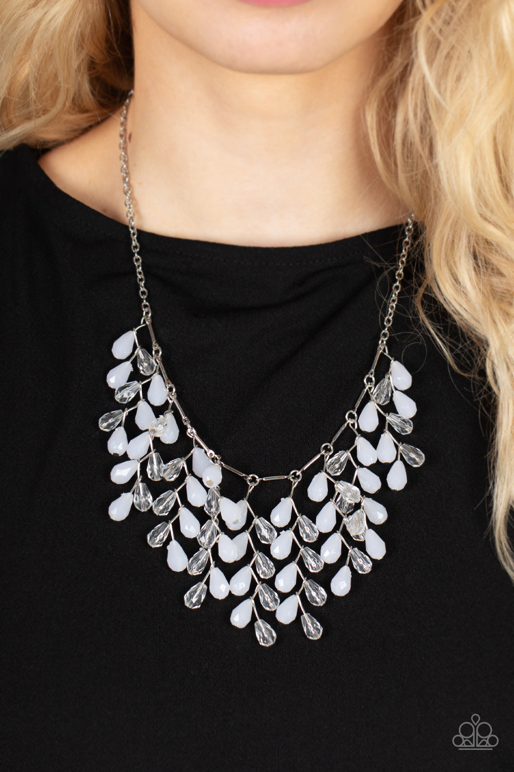 Garden Fairytale - White Necklace - Paparazzi Accessories