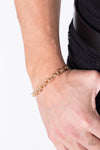 Intrepid Method - Gold Men’s Bracelet - Paparazzi Accessories