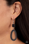 Napa Valley Luxe - Black Earrings - Paparazzi Accessories