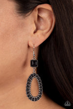 Napa Valley Luxe - Black Earrings - Paparazzi Accessories