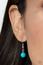All Across the GLOBETROTTER - Blue Necklace - Paparazzi Accessories