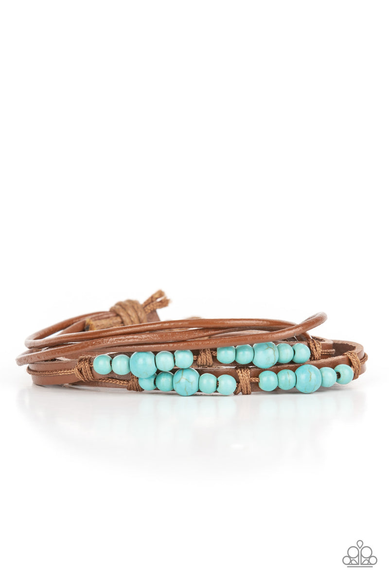 five-dollar-jewelry-quaintly-quarry-blue-bracelet-paparazzi-accessories