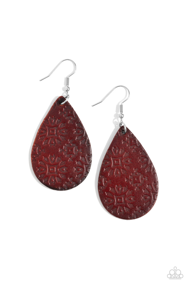 five-dollar-jewelry-stylishly-subtropical-brown-earrings-paparazzi-accessories