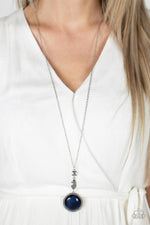 Magic Carpet Cruise - Blue Necklace - Paparazzi Accessories