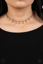 Chiming Charmer - Copper Necklace - Paparazzi Accessories