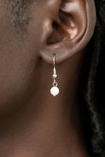 Pop It and LOCKET - White Necklace - Paparazzi Accessories
