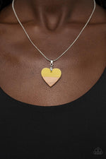 You Complete Me - Yellow Necklace - Paparazzi Accessories