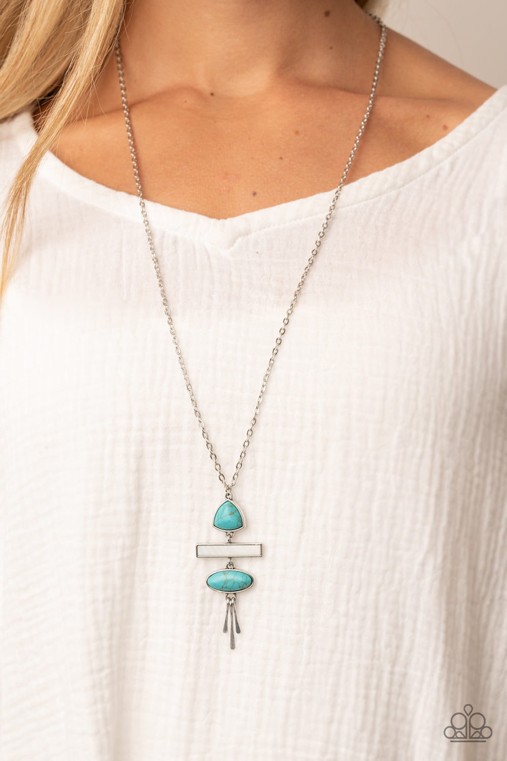 Artisan Eden - Blue Necklace - Paparazzi Accessories