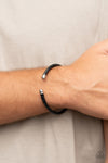Rustic Wrangler - Unisex Black Bracelet - Paparazzi Accessories