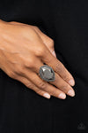 Avant-GRANDEUR - Silver Ring - Paparazzi Accessories