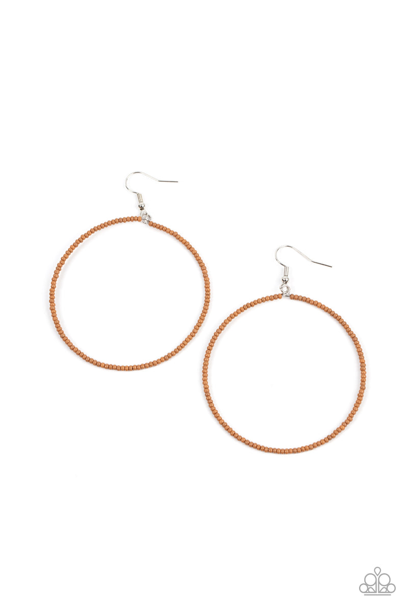 five-dollar-jewelry-basically-beaded-brown-earrings-paparazzi-accessories