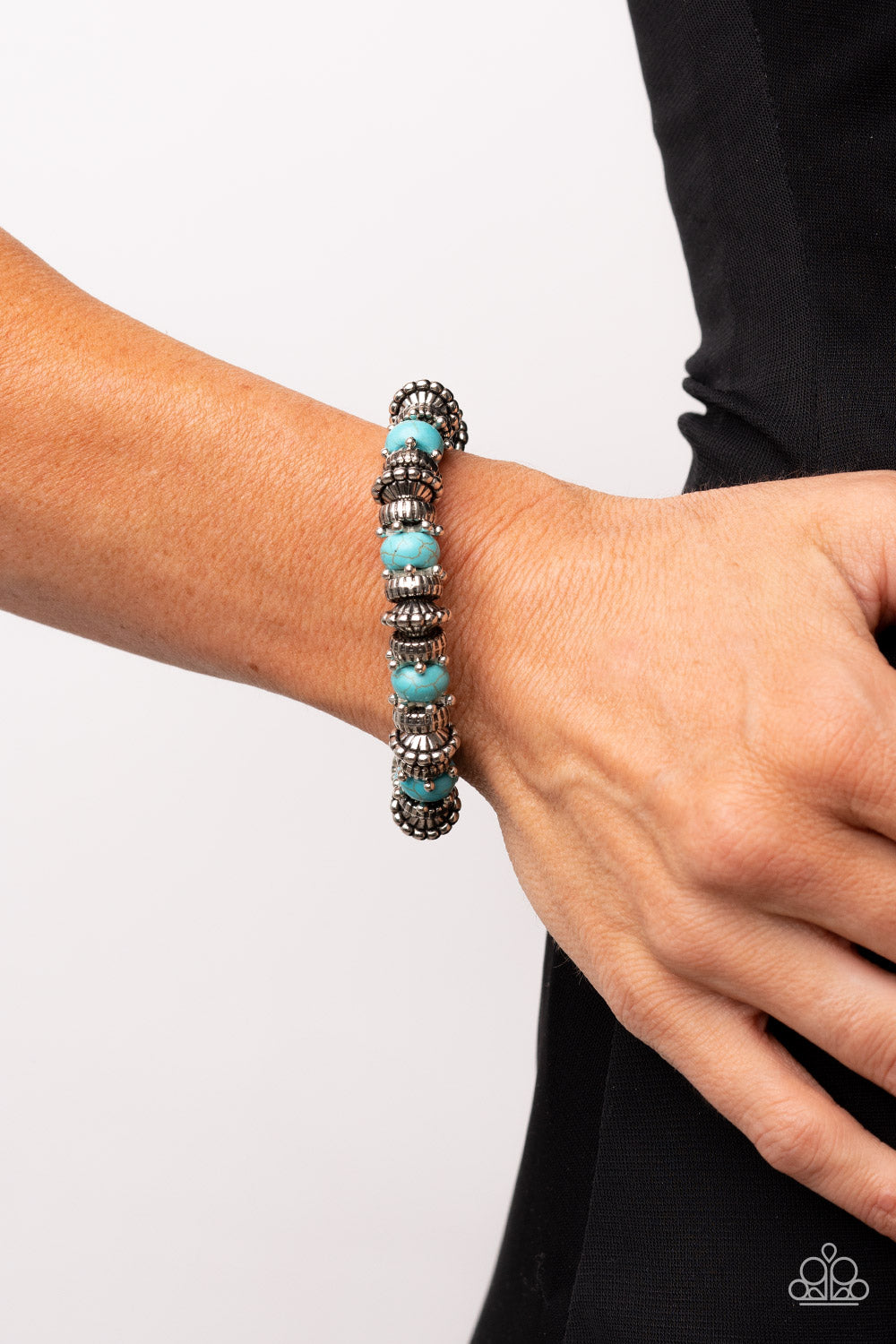 Canyon Crusher - Blue Bracelet - Paparazzi Accessories