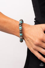 Canyon Crusher - Blue Bracelet - Paparazzi Accessories