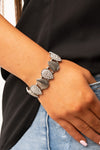 Playing Favorites - White Bracelet - Paparazzi Accessories