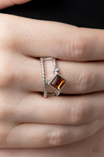 Angling for Attention - Brown Ring - Paparazzi Accessories