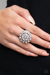 SELFIE-Confidence - White Ring - Paparazzi Accessories