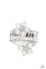 five-dollar-jewelry-precious-petals-white-ring-paparazzi-accessories