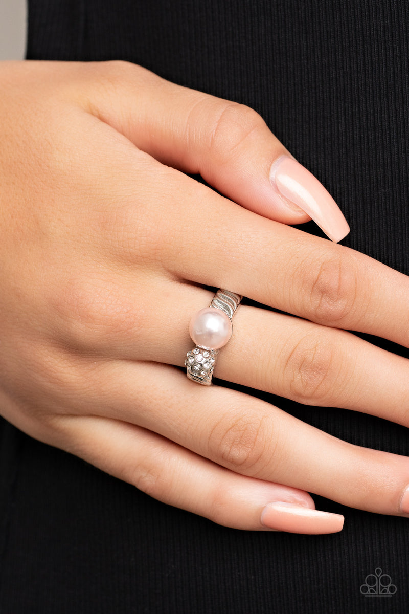 A-List Applique - Pink Ring - Paparazzi Accessories