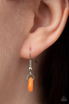Cherokee Canyon - Orange Necklace - Paparazzi Accessories