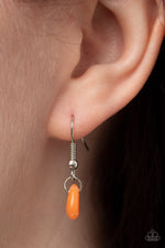 Cherokee Canyon - Orange Necklace - Paparazzi Accessories