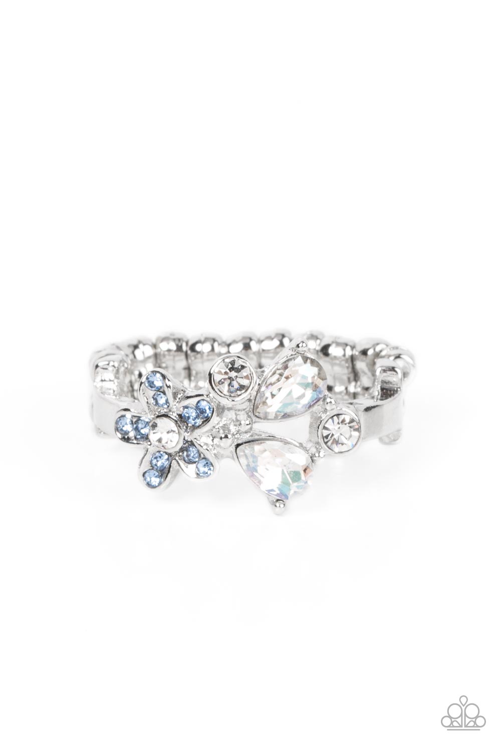 five-dollar-jewelry-enchanting-efflorescence-blue-ring-paparazzi-accessories