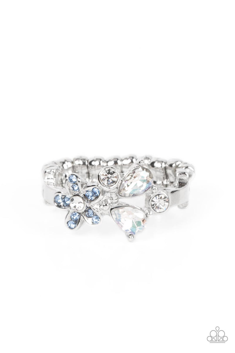 five-dollar-jewelry-enchanting-efflorescence-blue-ring-paparazzi-accessories