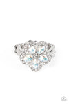 five-dollar-jewelry-efflorescent-envy-white-ring-paparazzi-accessories