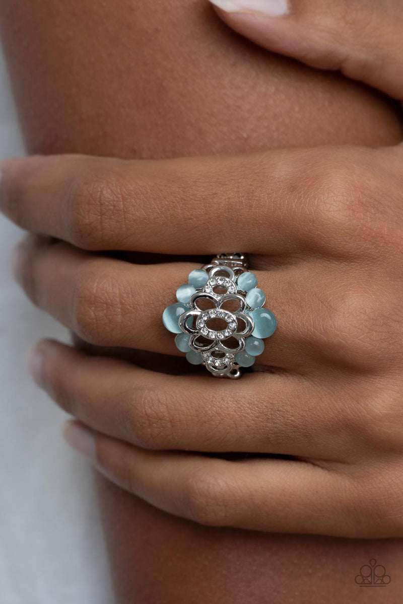 Eden Equinox - Blue Ring - Paparazzi Accessories
