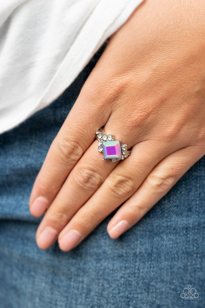 Mind-Blowing Brilliance - Purple Ring - Paparazzi Accessories