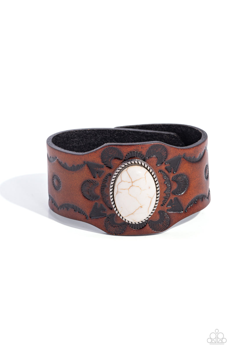 five-dollar-jewelry-badlands-rover-white-bracelet-paparazzi-accessories
