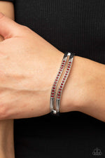 Gen Z Glamour - Red Bracelet - Paparazzi Accessories