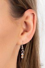 Dancing Dreamcatcher - Orange Necklace - Paparazzi Accessories
