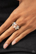 Luxury Luster - Orange Ring - Paparazzi Accessories