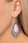 Floral Fairytale - Pink Earrings - Paparazzi Accessories