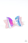 Futuristic Favorite - Pink Hair Clip - Paparazzi Accessories