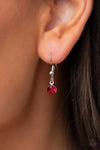 Taken with Twinkle - Red Necklace - Paparazzi Accessories