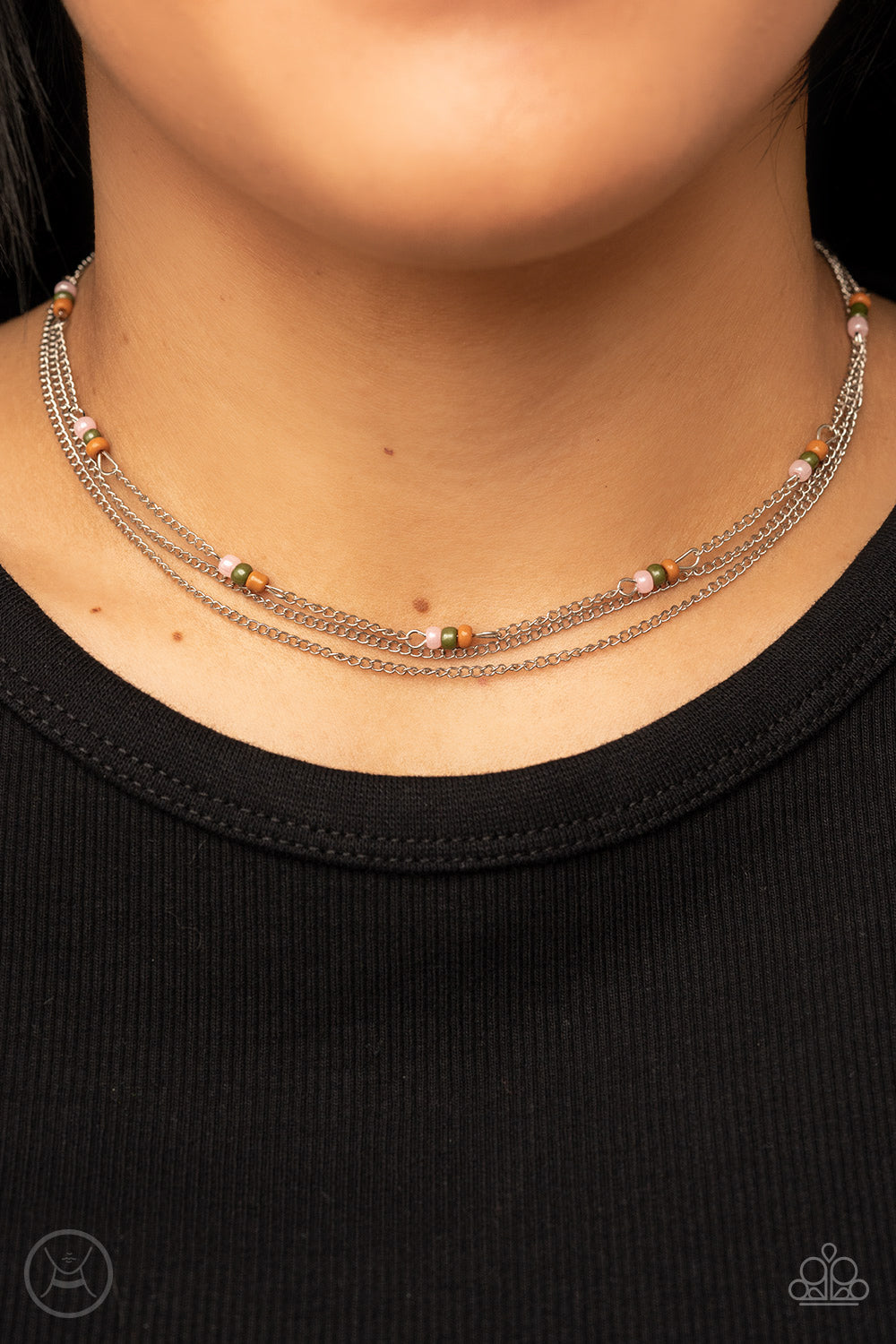 Bountifully Beaded - Multi Necklace - Paparazzi Accessories