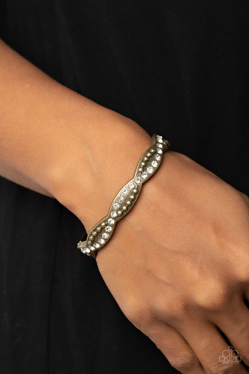 Empire Envy - Brass Bracelet - Paparazzi Accessories