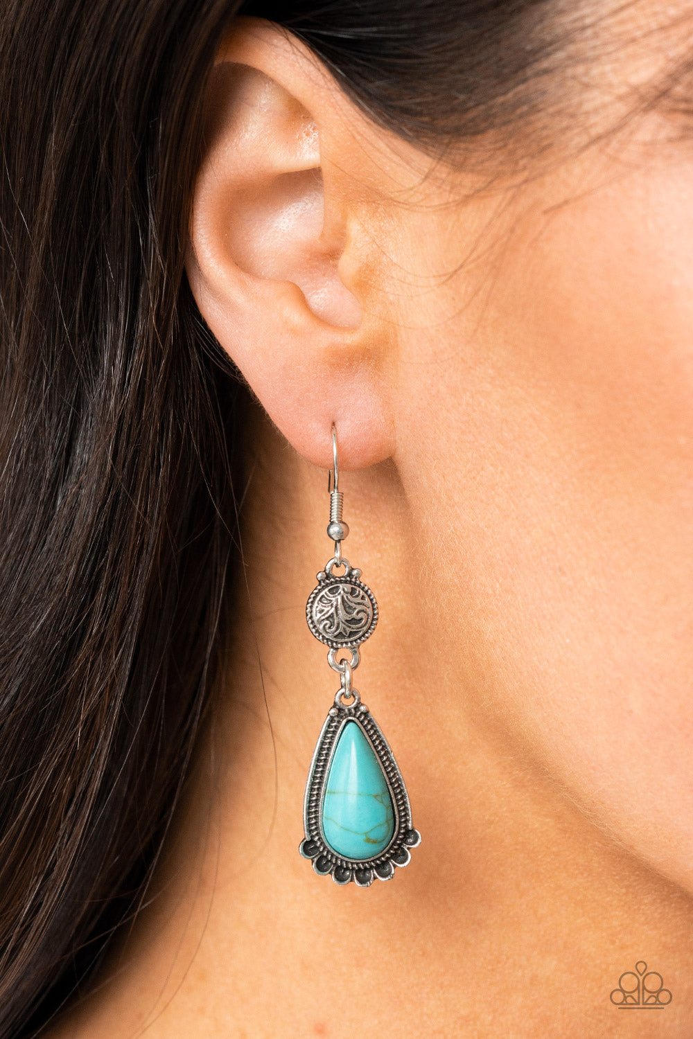five-dollar-jewelry-montana-mountains-blue-earrings-paparazzi-accessories