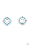 five-dollar-jewelry-nautical-notion-blue-post earrings-paparazzi-accessories
